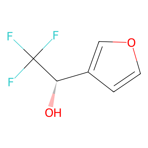 (1S)-2,2,2-trifluoro-1-(furan-3-yl)ethan-1-ol structure