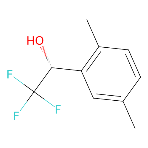 (1r)-1-(2,5-Dimethylphenyl)-2,2,2-trifluoroethan-1-ol structure