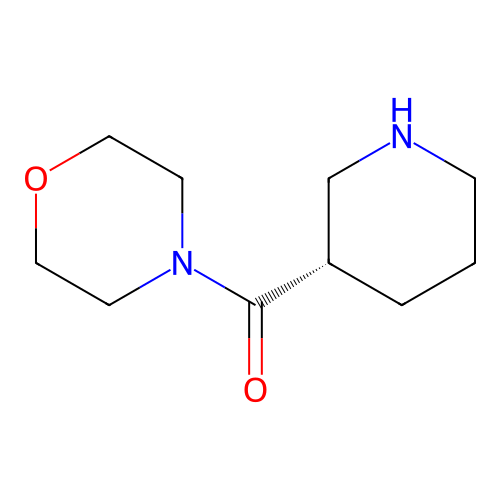 morpholin-4-yl-[(3S)-piperidin-3-yl]methanone structure