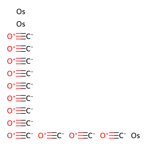 十二羰基三锇 structure