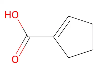1-环戊烯-1-甲酸 structure