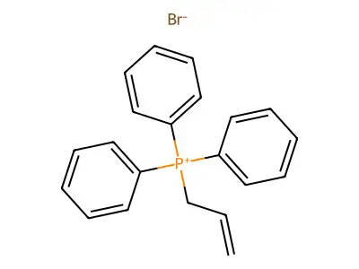 烯丙基三苯基溴化鏻 structure
