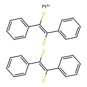 Bis(1,2-diphenylethene-1,2-dithiolate);platinum(4+) structure