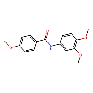 N-(3,4-二甲氧基苯基)-4-甲氧基苯甲酰胺 structure