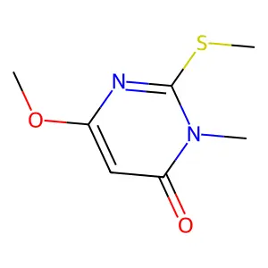 6-Methoxy-3-methyl-2-methylsulfanylpyrimidin-4-one structure