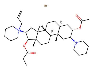 Rapacuronium Bromide structure