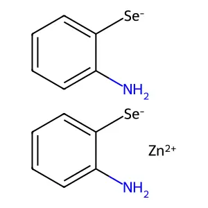 Bis(2-aminobenzeneselenolato-N,Se)zinc structure