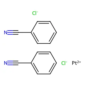 顺式-双(苯腈)二氯化铂(II) structure