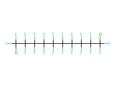 1,10-Dichloroperfluorodecane structure