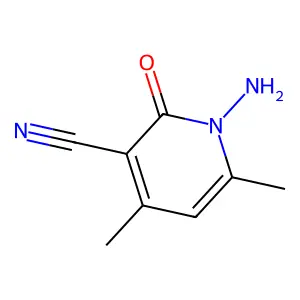1-Amino-4,6-dimethyl-2-oxo-1,2-dihydropyridine-3-carbonitrile structure