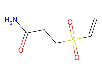 3-(Ethenylsulfonyl)propanamide structure