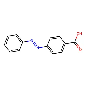 4-苯偶氮基苯甲酸 structure