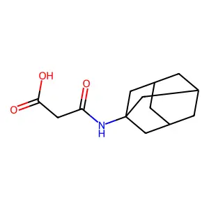 3-(1-金刚烷氨基)-3-氧代丙酸 structure