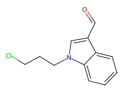 1-(3-Chloropropyl)indole-3-carboxaldehyde structure