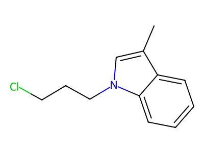 1-(3-Chloropropyl)-3-methylindole structure