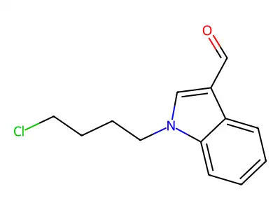 1-(4-Chlorobutyl)indole-3-carboxaldehyde structure