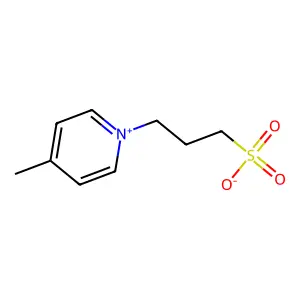 4-Methyl-1-(3-sulphonatopropyl)pyridinium structure
