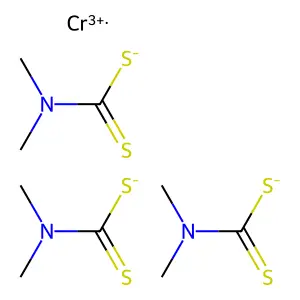 (OC-6-11)-Tris(N,N-dimethylcarbamodithioato-kappaS,kappaS')chromium structure