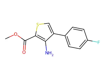 Methyl 3-amino-4-(4-fluorophenyl)thiophene-2-carboxylate structure