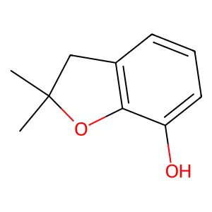 2,3-Dihydro-2,2-dimethyl-7-benzofuranol structure