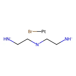 Bromo(diethylenetriamine)platinium bromide structure