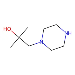 2-Methyl-1-(piperazin-1-yl)propan-2-ol structure