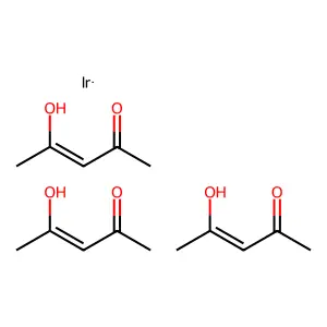 乙酰丙酮铱(III) structure