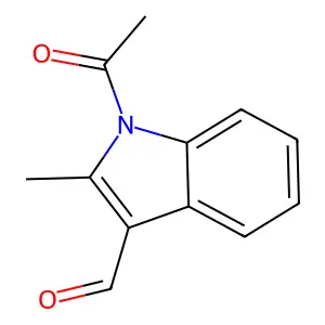 1-Acetyl-2-methyl-1h-indole-3-carbaldehyde structure