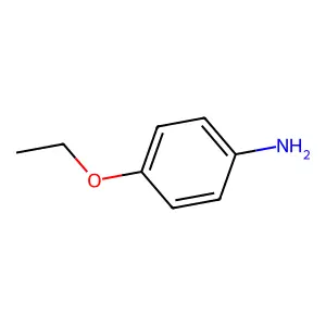 对氨基苯乙醚 structure