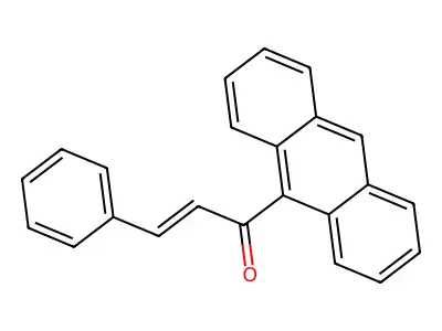 2-Propen-1-one,1-(9-anthracenyl)-3-phenyl- structure