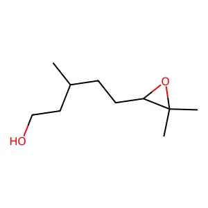 2-Oxiranepentanol, gamma,3,3-trimethyl- structure