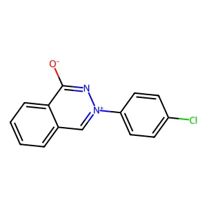 3-(4-Chlorophenyl)phthalazin-3-ium-1-olate structure
