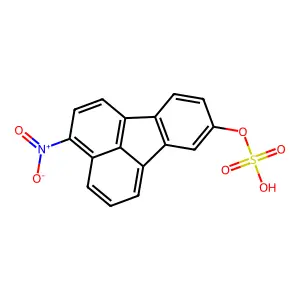 3-硝基荧蒽-8-硫酸酯 structure