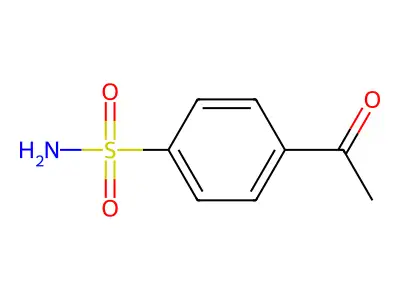 4-乙酰基苯磺酰胺 structure