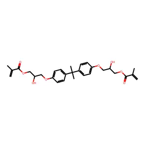 双酚A二缩水甘油醚二甲基丙烯酸酯 structure