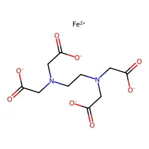 (乙二胺四乙酸根)合铁酸(2-) structure