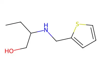 2-[(2-Thienylmethyl)amino]-1-butanol structure