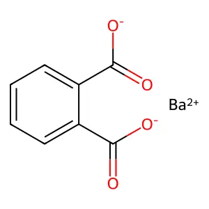 邻苯二甲酸钡盐(1:1) structure