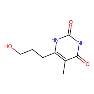 6-(3-羟丙基)胸腺嘧啶 structure