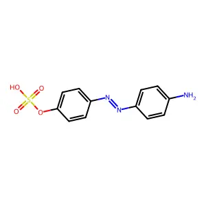 [4-[(4-Aminophenyl)diazenyl]phenyl] hydrogen sulfate structure