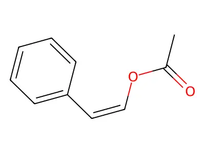 Ethenol, 2-phenyl-, 1-acetate structure