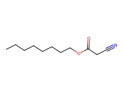 Octyl cyanoacetate structure