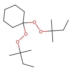 环亚己基双(叔戊基)过氧化物 structure