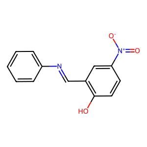 (6E)-6-(anilinomethylidene)-4-nitrocyclohexa-2,4-dien-1-one structure
