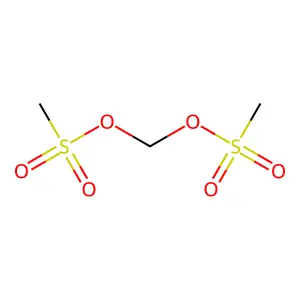 Methanediol, 1,1-dimethanesulfonate structure