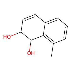 cis-1,2-Dihydroxy-1,2-dihydro-8-methylnaphthalene structure