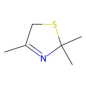 3-Thiazoline, 2,2,4-trimethyl- structure