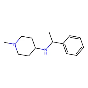 1-methyl-N-[(1R)-1-phenylethyl]piperidin-4-amine structure