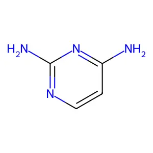 2,4-二氨基嘧啶 structure
