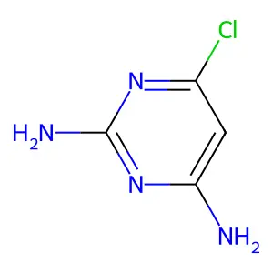 2,4-Diamino-6-chloropyrimidine structure